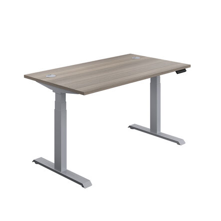 Height Adjustable Table Oak  hi\-res