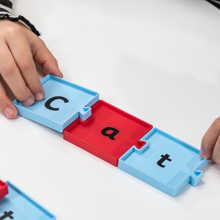 Connecting word building tiles  hi\-res