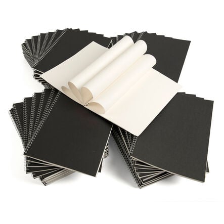 Pisces Spiral Sketchbooks Black A4 140gsm  hi\-res