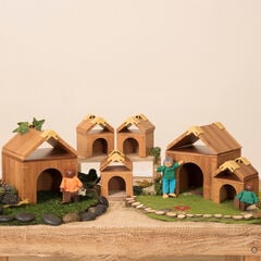 Alice Sharp Build a World Eco Houses 6pk  Alice Sharp Build a World Eco Houses 6pk  hi-res