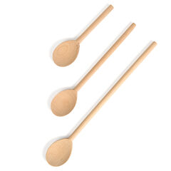 TTS Assorted Wooden Spoon 3pk  TTS Assorted Wooden Spoon 3pk  hi-res