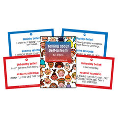 Talking About Self-Esteem Activity Cards 34pk  Talking About Self-Esteem Activity Cards 34pk  hi-res
