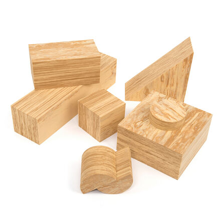 Weplay Soft Wood Effect Foam Construction Blocks  hi\-res