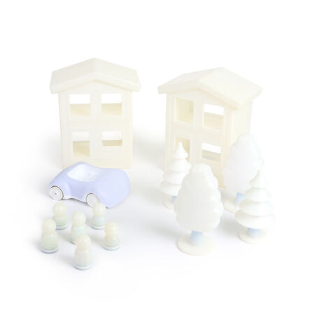 TTS Remote Control Light Up Vehicle, Houses, Trees \x26 People  hi\-res