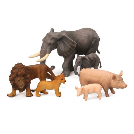 Small World Wild and Farm Animals and Young Set  hi\-res