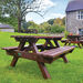 Marmax Recycled Heavy\-Duty Picnic Bench Brown  hi\-res