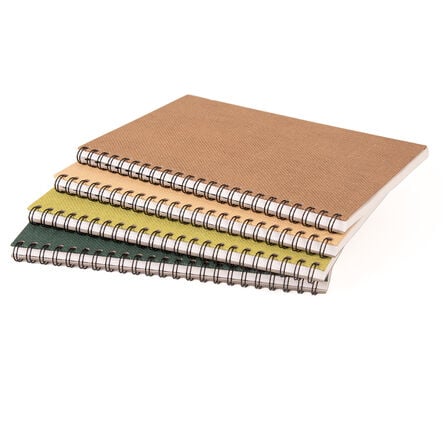 Pisces Jute Spiral Sketchbks A4 140gsm 12pk  hi\-res