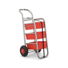 Gratnells Rover Trolley 3 x Deep Trays Red Red hi-res