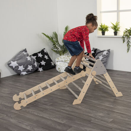 Pickler Inspired Reception Play Ladder Natural  hi\-res