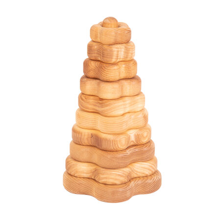 TTS Wooden Stacking Pyramid Flower  hi\-res