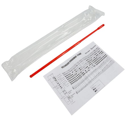 Coloured Descant School Recorder \x26 Cleaning Rod  hi\-res