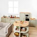 Modern Living Kitchen Island Set Sage  hi\-res