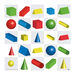 TTS Bee\-Bot® 3D Shapes Mat  hi\-res
