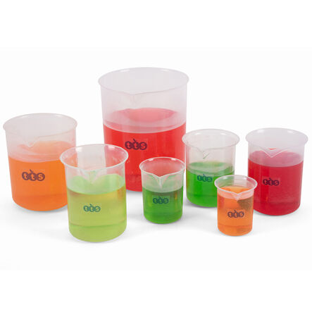 Plastic Measuring Beakers, Cylinders and Jugs Class Set 17pk  hi\-res