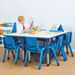 Valencia Rectangular 6 Seater Table Red Blue Blue hi\-res