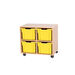 Mobile Double Tray Unit 4 Extra Deep  hi\-res