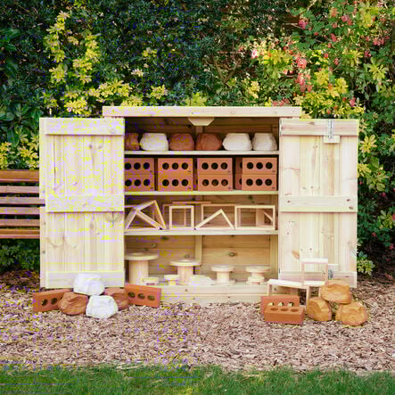 TTS Mini Outdoor Storage Shed  hi\-res