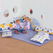 Mixed Pattern Mustard \x26 Grey Cushion Set with Rug  hi\-res