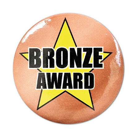 Reward Gold Silver Bronze Pin Badges  hi\-res