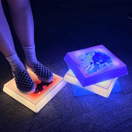 Light\-Up Liquid Sensory Stepping Stones  hi\-res