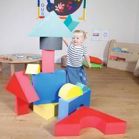 Giant Foam Coloured Building Blocks 32pk  hi\-res