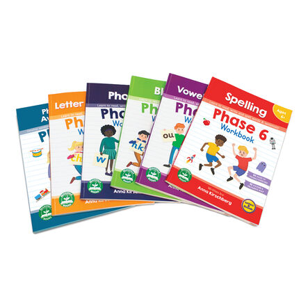 Letters and Sounds Workbooks Phase 1\-6 Letter Sounds  hi\-res