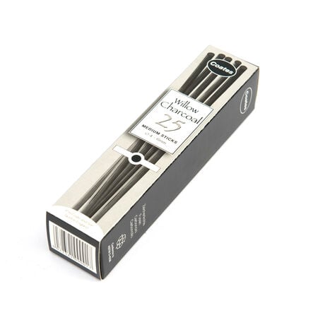 Willow Charcoal Sticks 25pk Medium  hi\-res