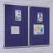 FlameShield Tamperproof Corridor Noticeboards Single Door  hi\-res