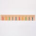 Beech Coat Rail with Nameplates  hi\-res