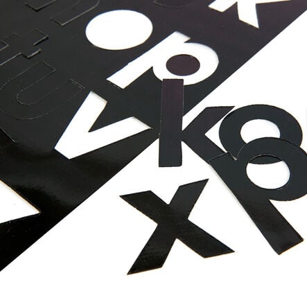 Black Gloss Card Display Letters 310pk  hi\-res