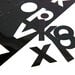 Black Gloss Card Display Letters 310pk  hi\-res