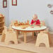Toddler Low Circular Table H380mm Single Table  hi\-res