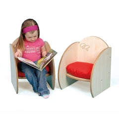 Mini Wooden Chairs with Cushions 2pk  Mini Wooden Chairs with Cushions 2pk  hi-res