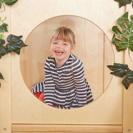 Indoor Wooden Climb and Slide Unit  hi\-res