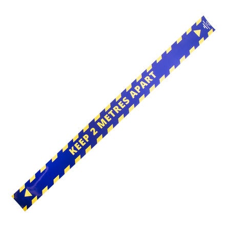 2M Social Distancing Strip Floor Stickers 5pk  hi\-res