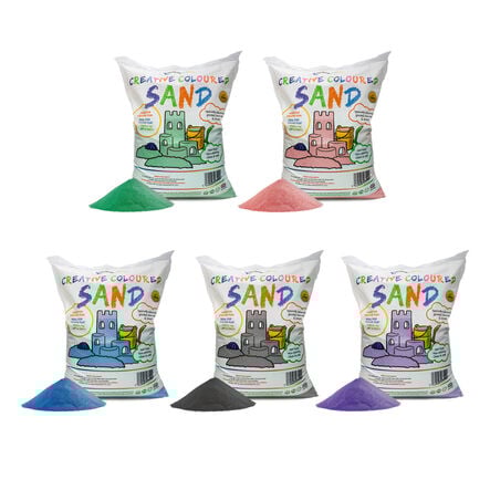 Rainbow Eco Coloured Play Sand 15kg  hi\-res