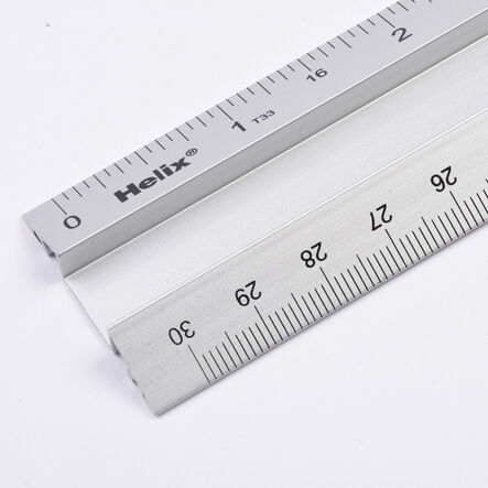 Helix Metal Safety Ruler 30cm 10pk  hi\-res