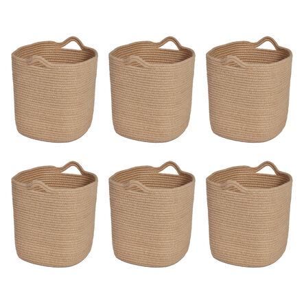 Deep Rope Baskets Pack of 6  hi\-res
