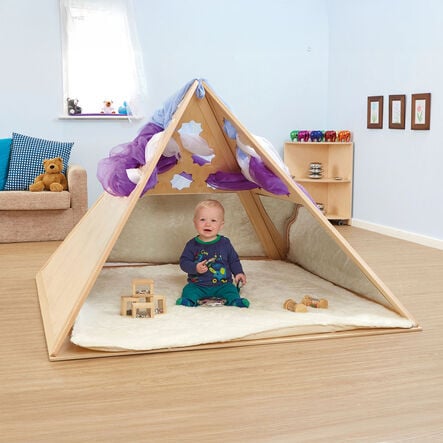 TTS Lovely Learning Location Wooden Pyramid Den  hi\-res