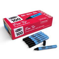 Show-me® Black Drywipe Pens Fine Tip  Show-me® Black Drywipe Pens Fine Tip  hi-res