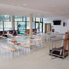 Fast Fold Dining Set - 10 Tables 20 Benches with Trolley  Fast Fold Dining Set - 10 Tables 20 Benches with Trolley  hi-res