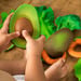 Natural Rubber Toddler Fruit and Veg Chewables  hi\-res