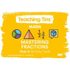 TTS Mastering Fractions Activity Cards Year 6 100pk  TTS Mastering Fractions Activity Cards Year 6 100pk  hi-res
