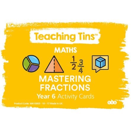 TTS Mastering Fractions Activity Cards Year 6  hi\-res
