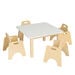 Essentials Table Square White Top 300mm  hi\-res