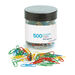 Multi\-Coloured Paper Clips Tub of 500  hi\-res