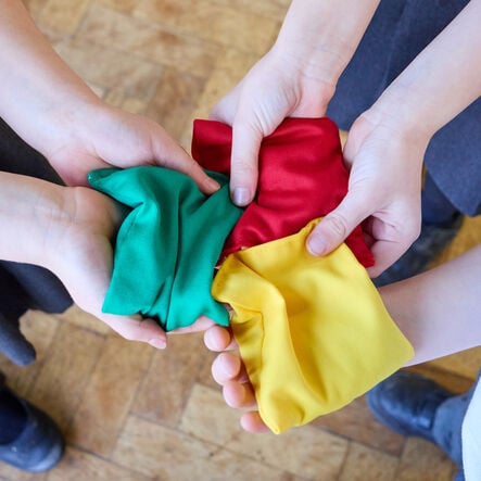 TTS Six Colour Bean Bags 48pk  hi\-res