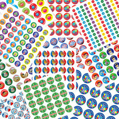 French Reward Assorted Stickers 375pk  French Reward Assorted Stickers 375pk  hi-res