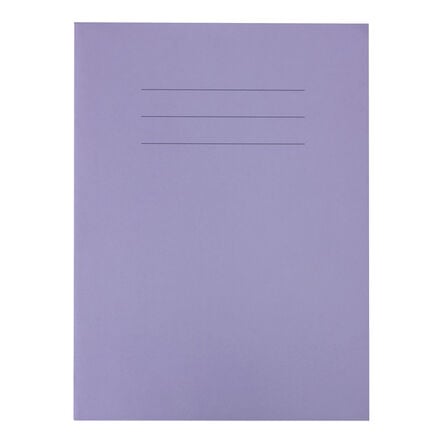 A4 Choice Ex. Book 80pg 8mm Ruled with Margin Purple 25pk Purple hi\-res