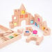 Wooden Building Blocks and Acrylic Gems in Tray  hi\-res